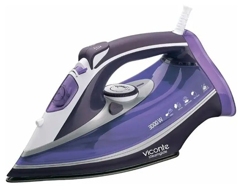 Утюг Viconte VC-431 фиолетовый 3000 Вт утюг viconte vc 4314 2600 вт