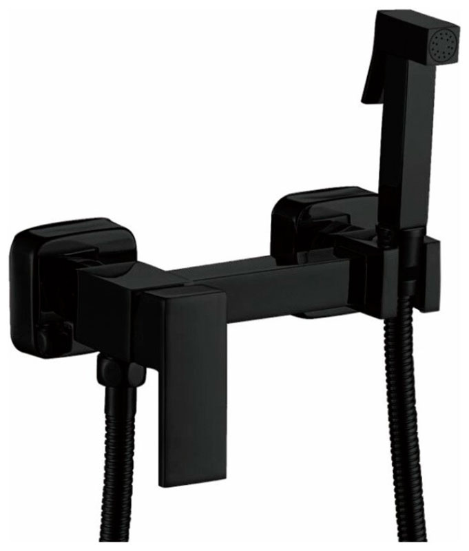 Изображение товара Гигиенический душ со смесителем Haiba HB5513-7 черный