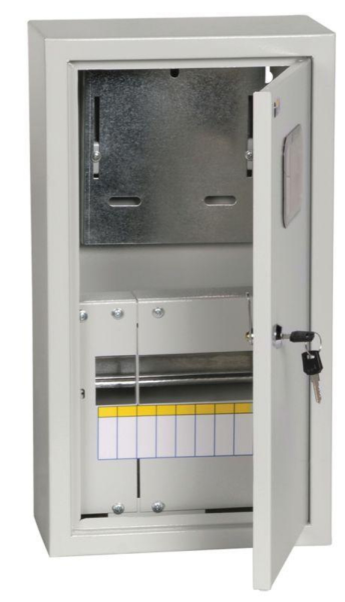 Изображение товара Металлический корпус ЩУРн-1/9 для электрооборудования IP31 470х260х145 мм IEK