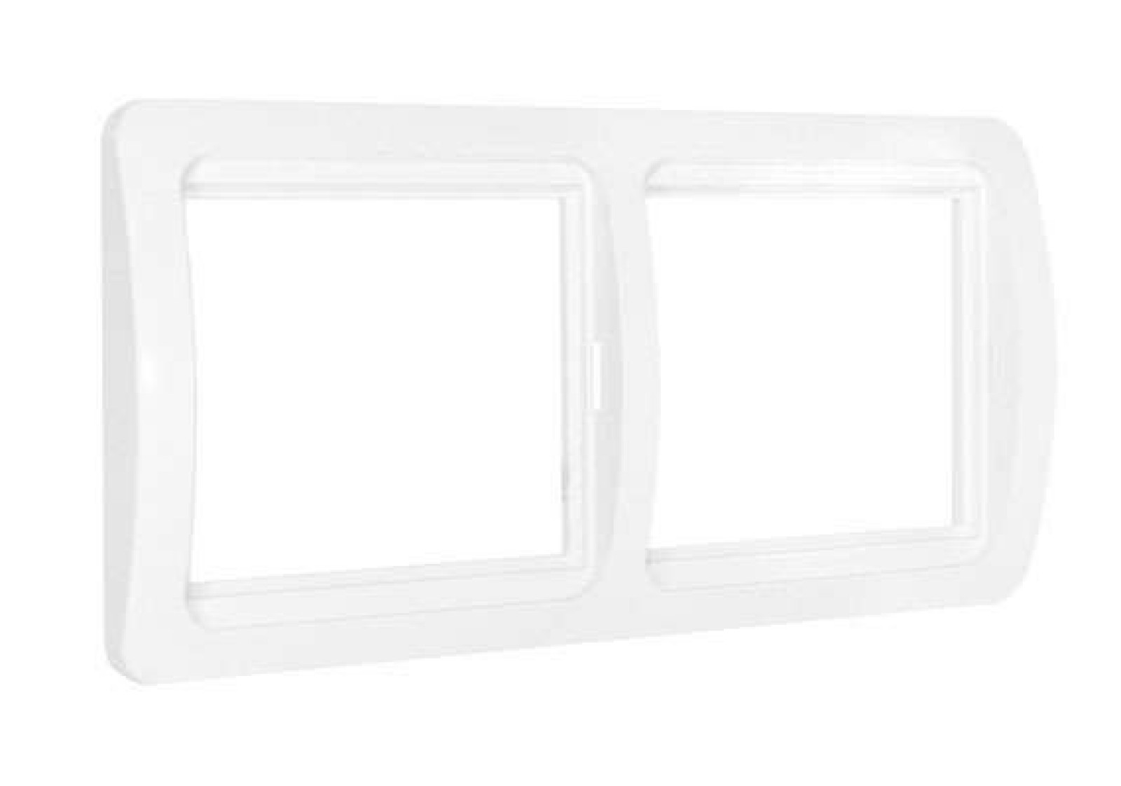 Изображение товара Рамка для электроприборов 2-м Валери горизонтальная белая Универсал