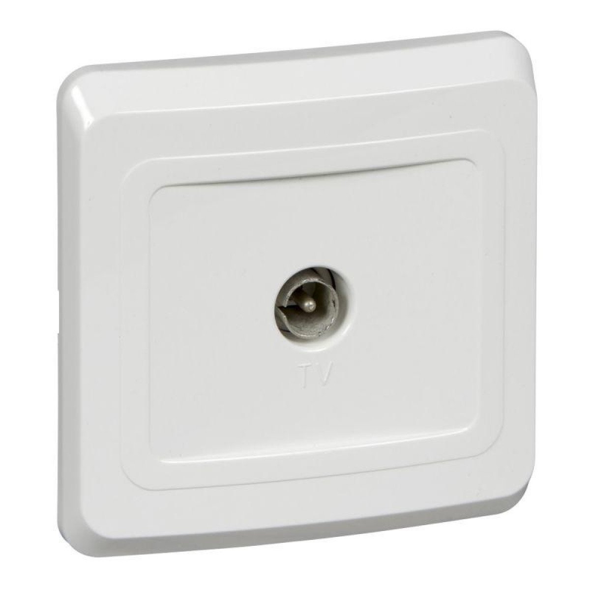 Изображение товара Рамки декоративные основания для ЭУИ Systeme Electric TV 1-м СП Этюд бел