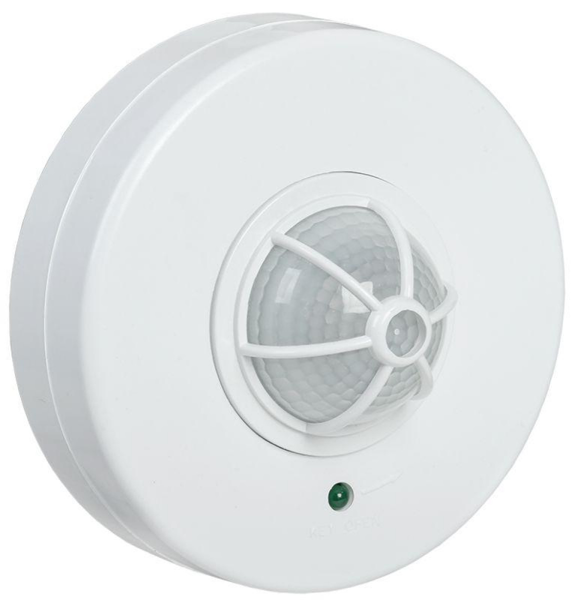 Изображение товара Датчик движения IEK ДД 024В 1100Вт угол обзора 180-360 градусов IP33 белый