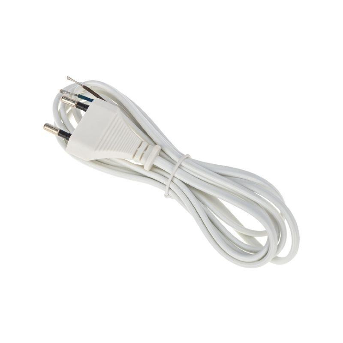 Изображение товара Сетевой шнур Rexant 1.8м белый ШВВП 2х0.75 для надежного подключения