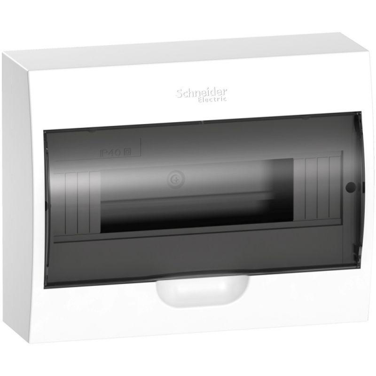 Изображение товара Высоковольтное и щитовое оборудование Systeme Electric Бокс навесной ОП Easy9 1ряд 12мод. с прозр. дверцей SE