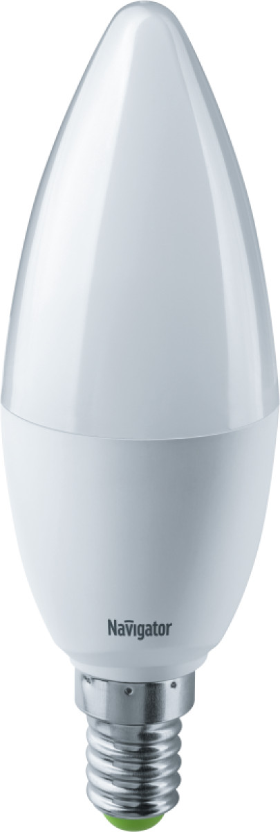 Изображение товара Светодиодная лампа Navigator свеча 8.5 Вт E14 4000K 680лм белая