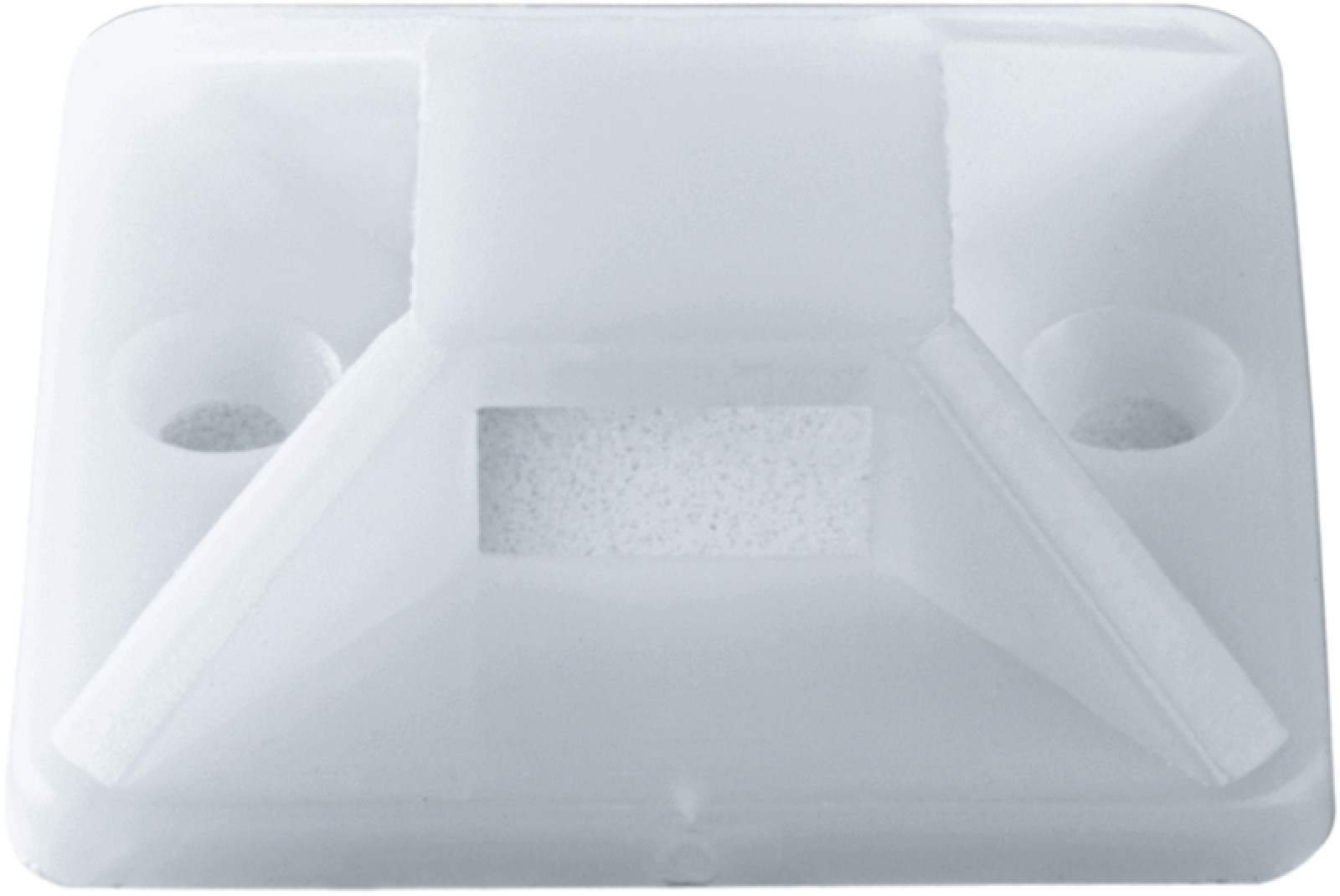 Изображение товара Кабели, провода и аксессуары Navigator База монтажная самокл. 25х25 бел. NFP-25-100/WH (уп.100шт) Navigator