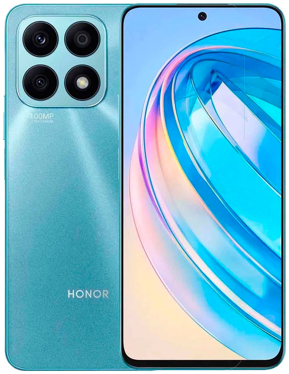 Смартфон Honor X8A 6/128GB 5109APCQ Небесно-голубой смартфон honor x8a 6 128gb титановый серебристый