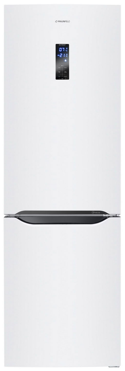 Изображение товара Двухкамерный холодильник Maunfeld MFF187NFIW10 с системой No Frost и инверторным компрессором