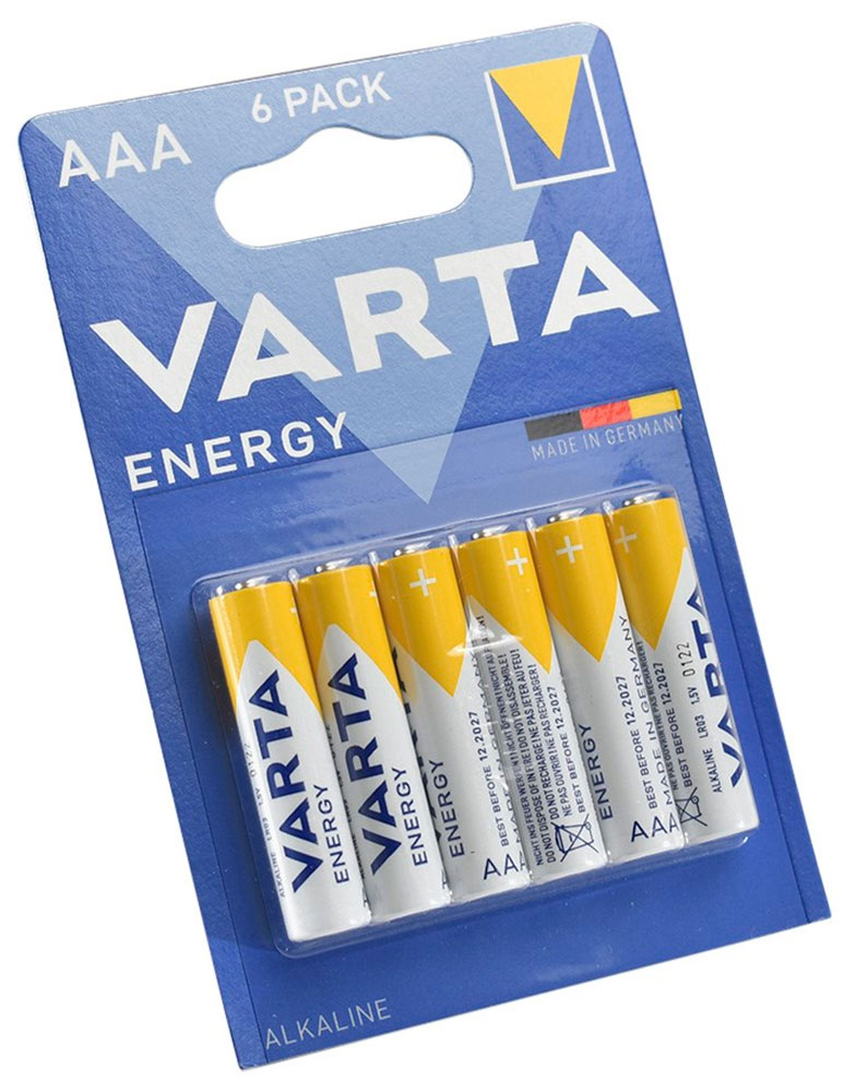 Батарейки VARTA ENERGY AAA бл.6 цена и фото