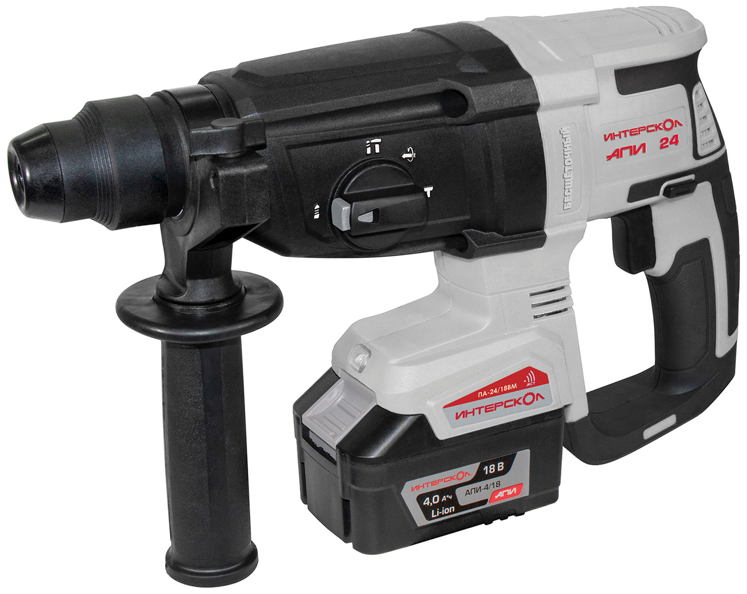 Изображение товара Перфоратор аккумуляторный Интерскол API SDS PLUS 18В 2.6 Дж