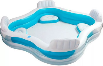 

Бассейн Intex Семейный 56475, Белый/голубой