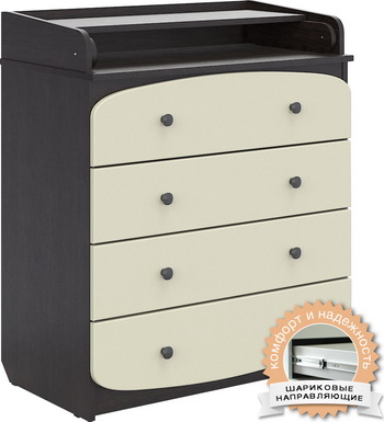 

Пеленальный комод Sweet Baby, Vitale Wenge Crema (Венге ваниль) 424183
