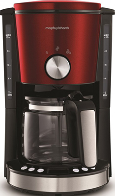 Кофеварка Morphy Richards Evoke Red 162522EE фото
