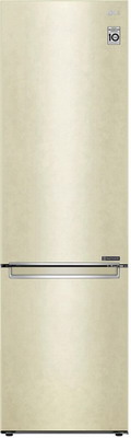 

Двухкамерный холодильник LG, GA-B 509 SECL бежевый