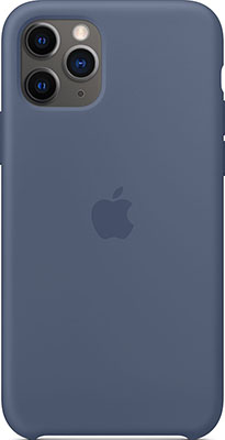 

Чехол силиконовый Apple, Silicone Case для iPhone 11 Pro цвет (Alaskan Blue) морской лёд MWYR2ZM/A