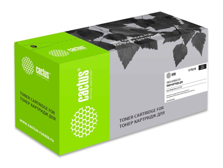 

Картридж лазерный Cactus CS-TN221K TN-221K черный (24000стр.) для Konica Minolta bizhub C227/C287