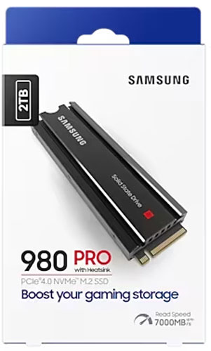 SSD накопитель Samsung M.2 980 PRO 2000 Гб PCIe 4.0 MZ-V8P2T0CW