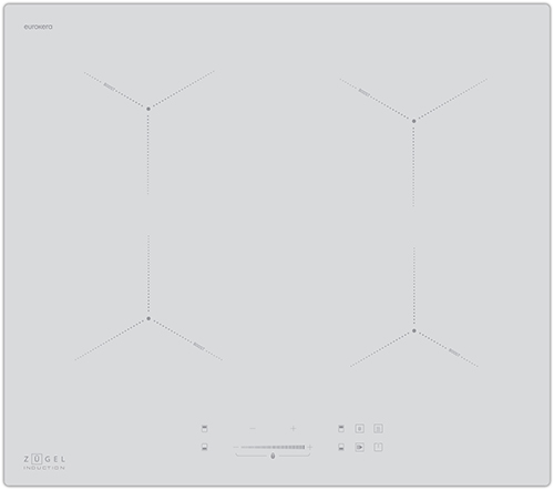 

Электрическая варочная панель Zugel ZIH604W, Белый