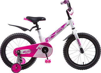 

Велосипед Novatrack, 16'' BLAST белый-фуксия 165 MBLAST.WPR9