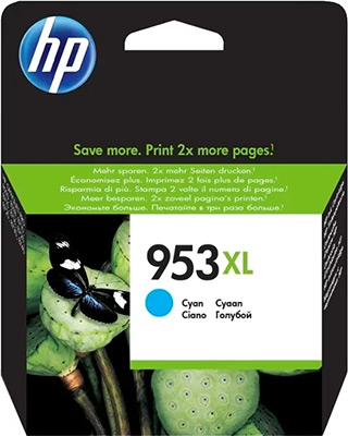 

Картридж HP, F6U 16 AE №953 XL Голубой