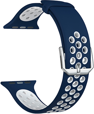 

Ремешок для часов Lyambda, для Apple Watch 38/40 mm ALIOTH DS-APS01-21-40-BW Blue/White
