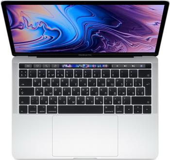 Ноутбук Apple MacBook Pro 13 with Retina display and Touch Bar Mid 2019 (MV992RU/A) серебристый