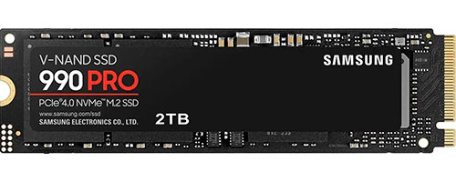 SSD накопитель Samsung M.2 990 PRO 2000 Гб PCIe 4.0 (MZ-V9P2T0BW)