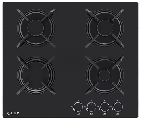 фото Встраиваемая газовая варочная панель lex gvg 643a bbl