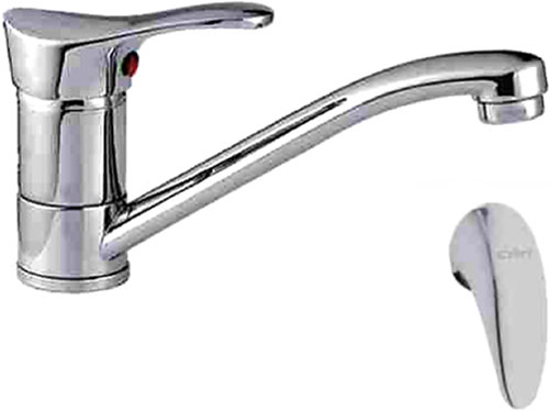 Изображение товара Смеситель для кухни D-Lin D151352 хром однорычажный поворотный