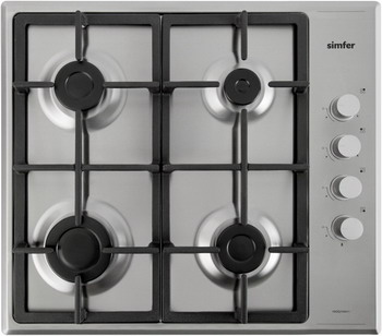 

Встраиваемая газовая варочная панель Simfer, H 60 Q 41 M 411