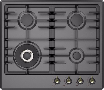 

Встраиваемая газовая варочная панель Midea, MG 696 TAN-B