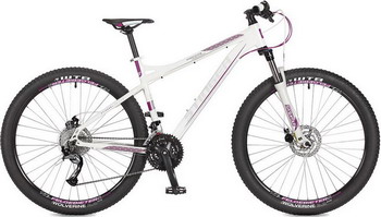 

Велосипед Stinger, 27.5'' Omega D 15'' белый 27 AHD.OMEGAD.15 WH7