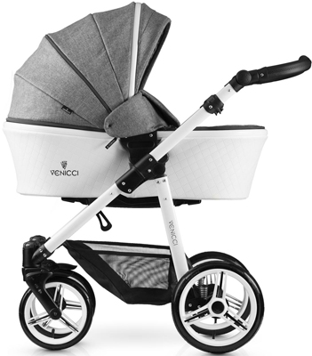 

Коляска Venicci, 2 в 1 Pure Denim Grey 019676