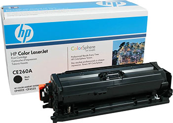 

Картридж HP, CE 260 A Чёрный