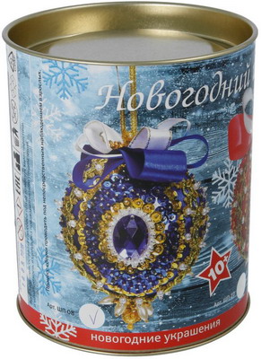

Шар новогодний из пайеток Волшебная мастерская Александр Суворов ШП-08