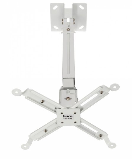 

Кронштейн для проектора Buro PR04-W белый макс.20кг потолочный поворот и наклон