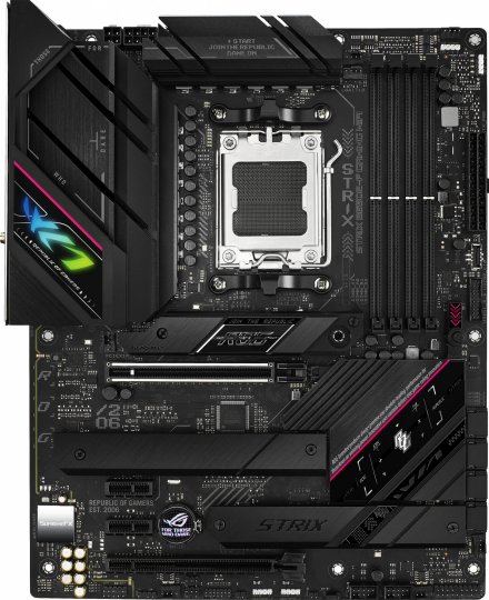 

Материнская плата Asus ROG STRIX B650E-F GAMING WIFI (AM5, ATX), Черный