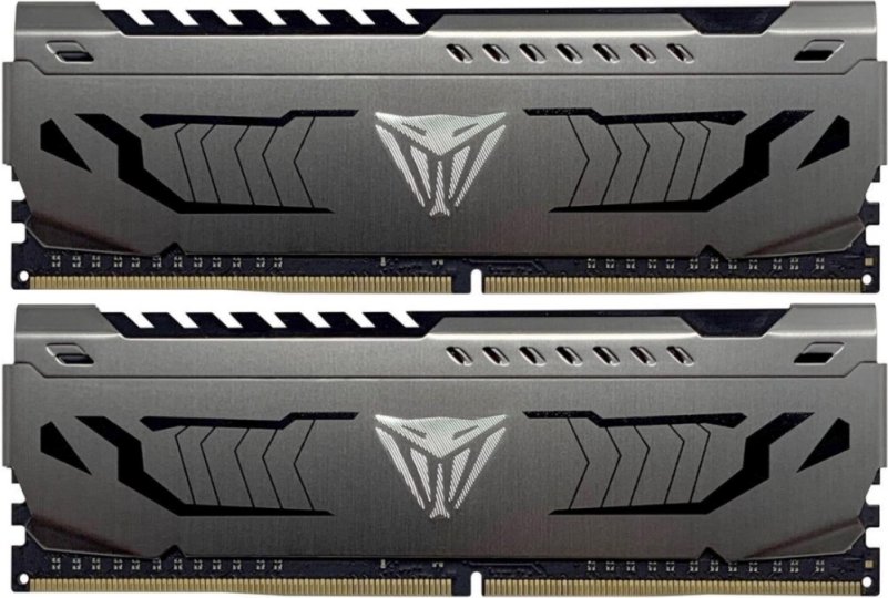 

Оперативная память Patriot Memory DDR4 64GB (2x32GB) 3600MHz Viper Steel (PVS464G360C8K), Серый