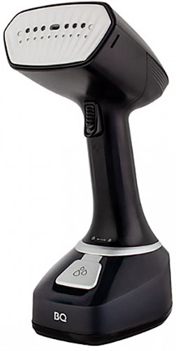 Изображение товара Отпариватель ручной BQ SG1006H, черный/серебро