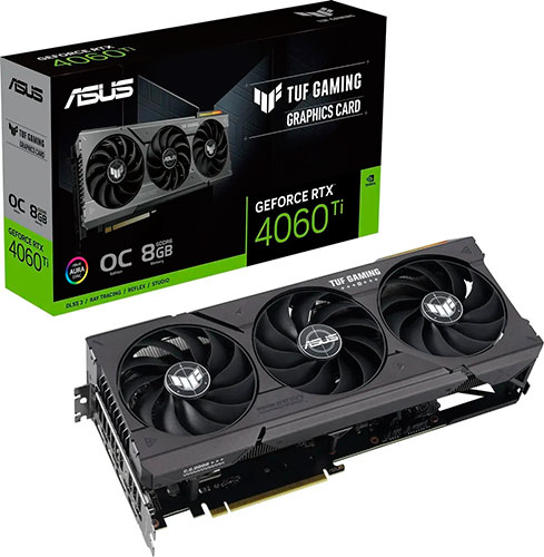 фото Видеокарта asus geforce rtx 4060 ti tuf gaming 8gb (tuf-rtx4060ti-o8g-gaming)