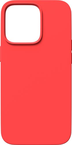 фото Чехол силиконовый red line для iphone 14 pro с микрофиброй, red