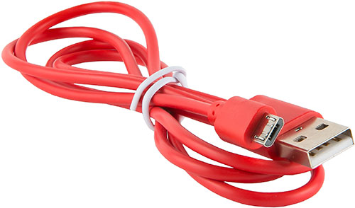 фото Дата-кабель red line usb - micro usb, 3м, красный