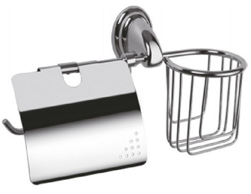 Изображение товара Держатель для туалетной бумаги и освежителя воздуха D-Lin хром