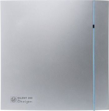 Вытяжной вентилятор Soler & Palau SILENT-200 CRZ DESIGN-3C (серебро) 03-0103-132 crz