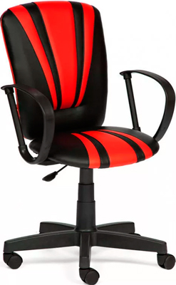 

Кресло Tetchair, Spectrum (кож/зам черный красный PU 36-6/PU 36-161)