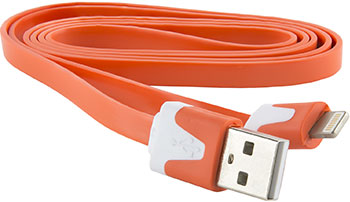 

Кабель Red Line Плоский USB-8-pin для Apple оранжевый