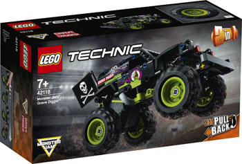 Конструктор Lego TECHNIC ''Monster Jam® Grave Digger®'' lego technic полноприводный грузовик внедорожник mercedes benz zetros 42129