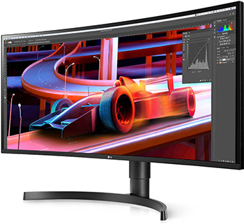 

ЖК монитор LG, 35'' 35WN75C-B черный