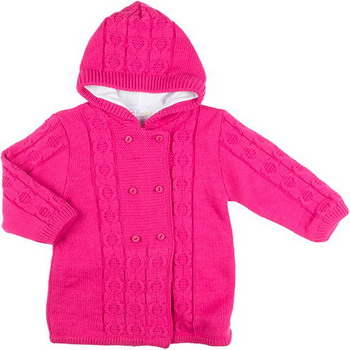 

Кардиган Уси-Пуси, Пальтишко для девочки Рт. 74-80 Малиновое