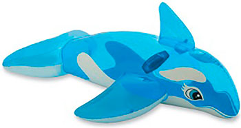 

Надувная игрушка-наездник Intex 163х76см "Касатка" от 3 лет, 58523, Синий